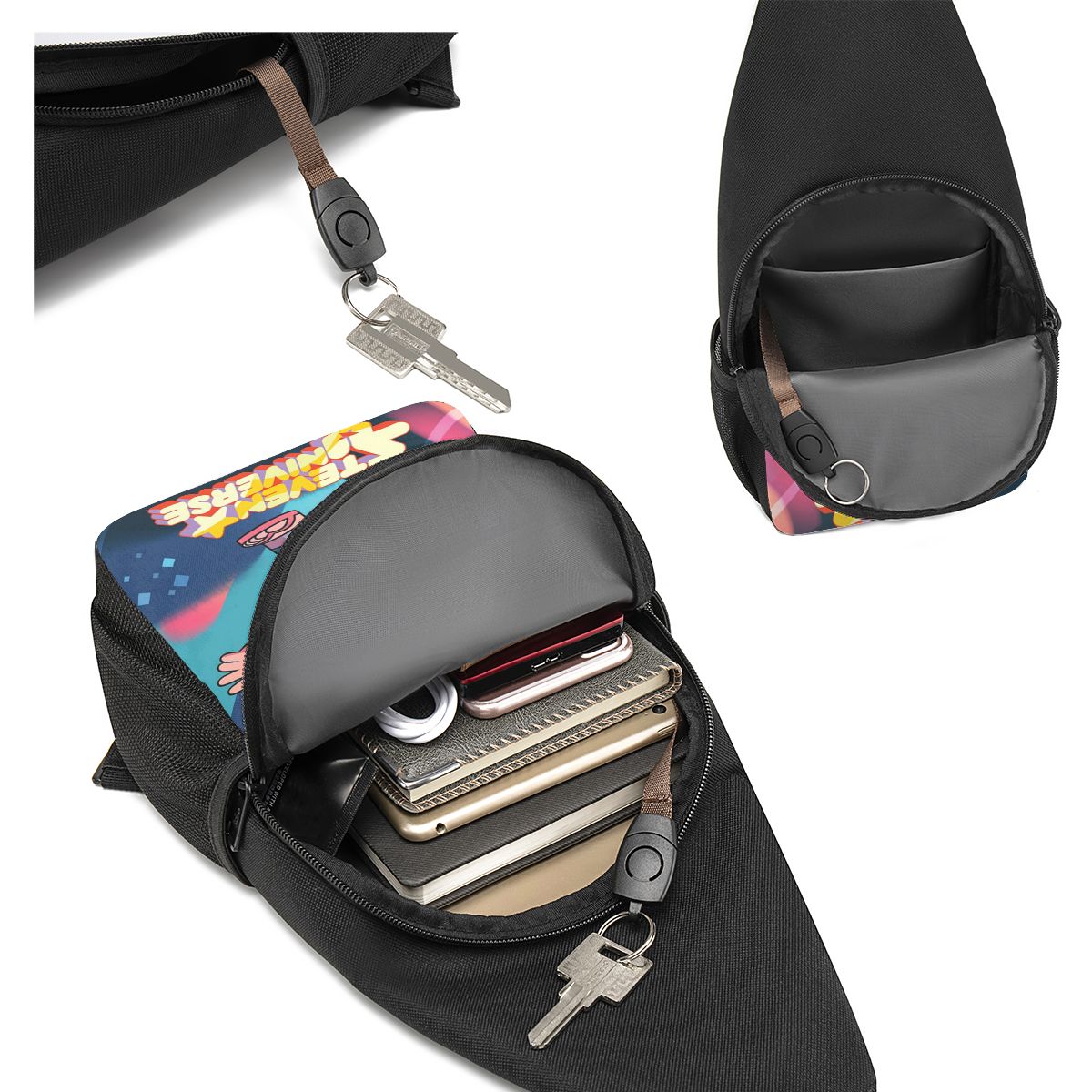 حقيبة صدرية للرجال من ستيفن يو - مراجعة Sling Backpack Shoulder وسعره