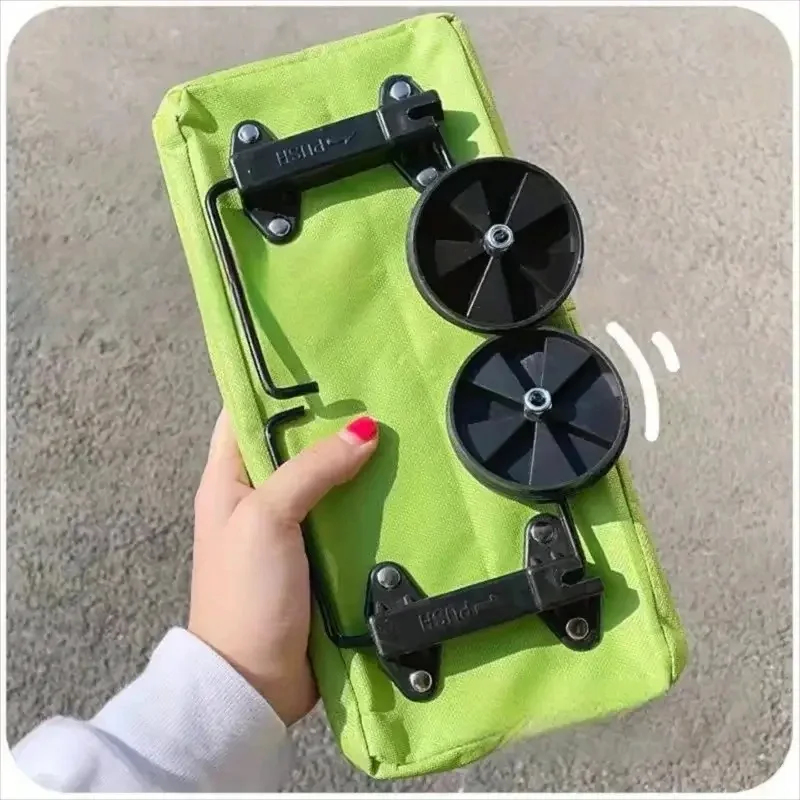 عربة تسوق قابلة للطي مع عجلات، - مراجعة Foldable Backpack Small وسعره