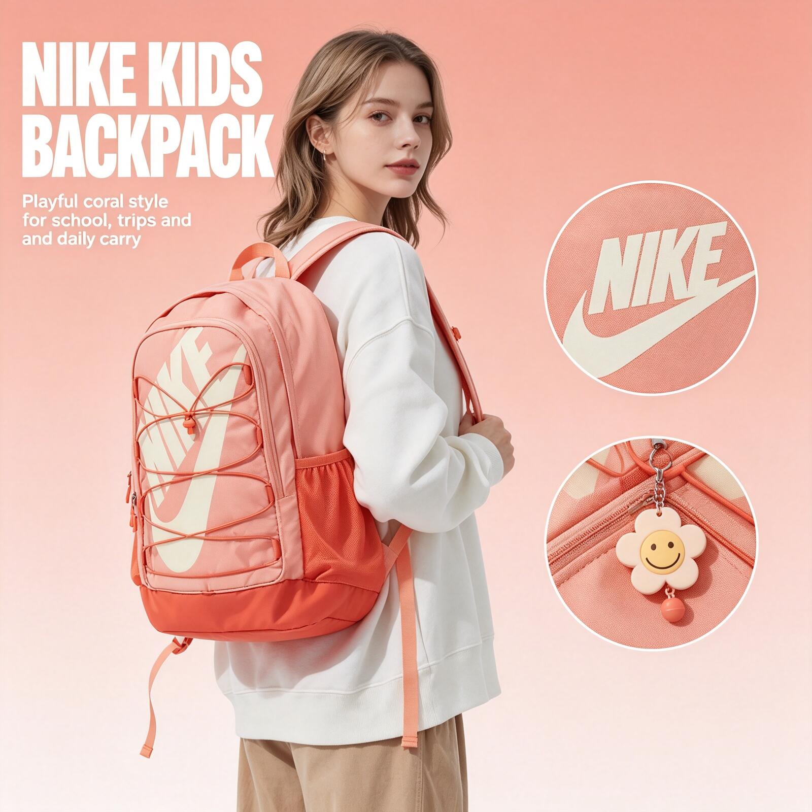 حقيبة نايك للرجال والنساء، حقي - مراجعة Fashion Backpack Women وسعره