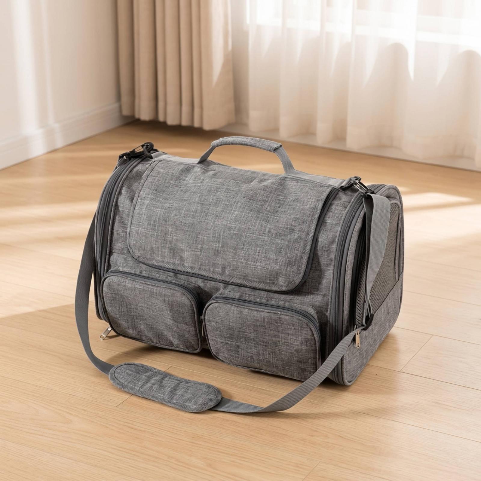 حقيبة حمل كلاب قابلة للطي وذات - مراجعة Foldable Backpack Small وسعره